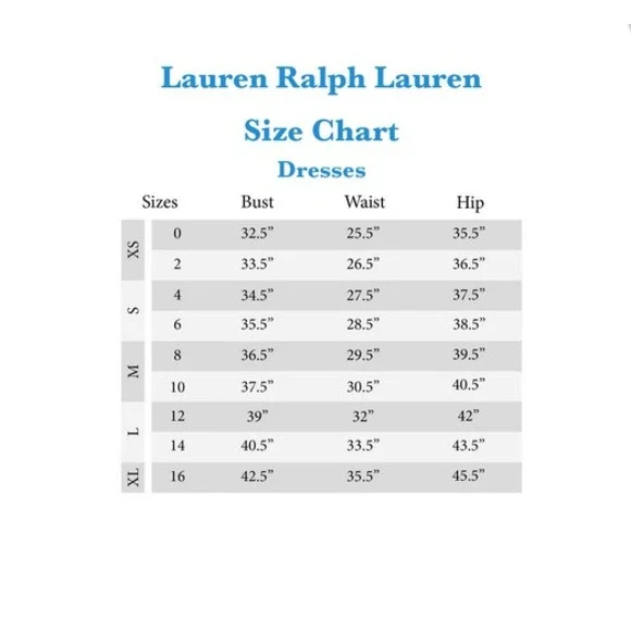 NWT Lauren Ralph Lauren Women Navy/White Midge‎ Two Tone Ruffle Sheath Dress sz6 - Picture 9 of 9